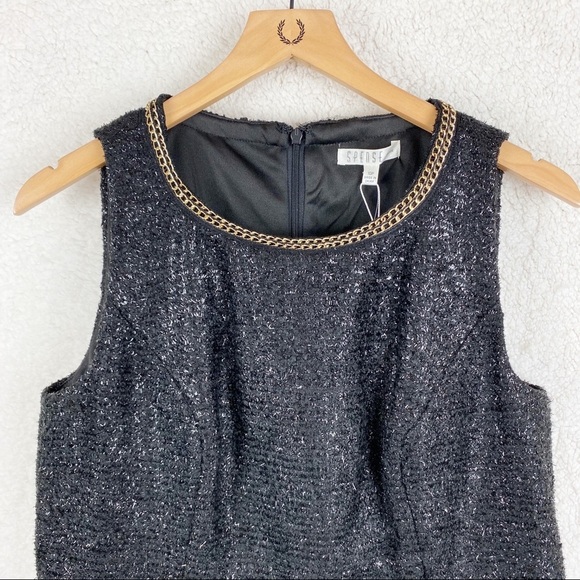 NWT SPENSE Petite Sleeveless Dress w/ Peplum 10P - Picture 3 of 7